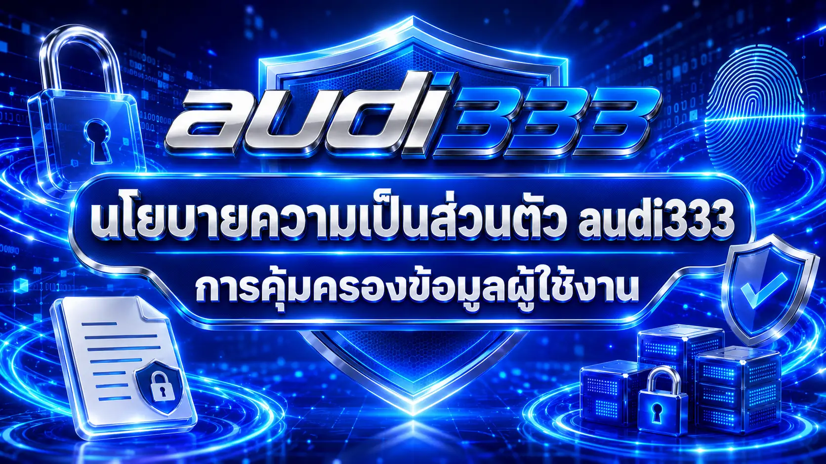 นโยบายความเป็นส่วนตัว audi333 และการคุ้มครองข้อมูลผู้ใช้งาน