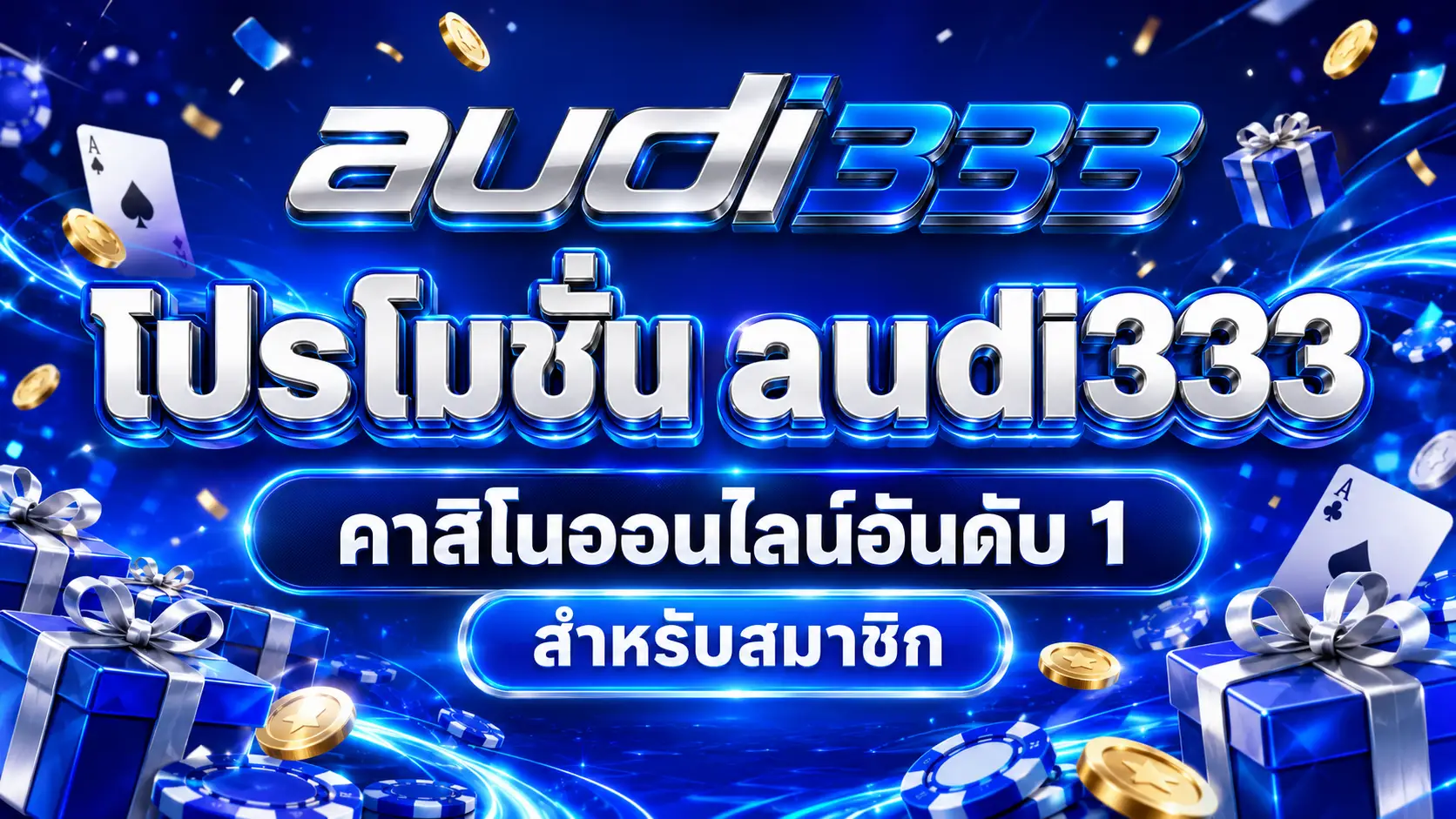 โปรโมชั่น audi333 คาสิโนออนไลน์อันดับ 1 สำหรับสมาชิก